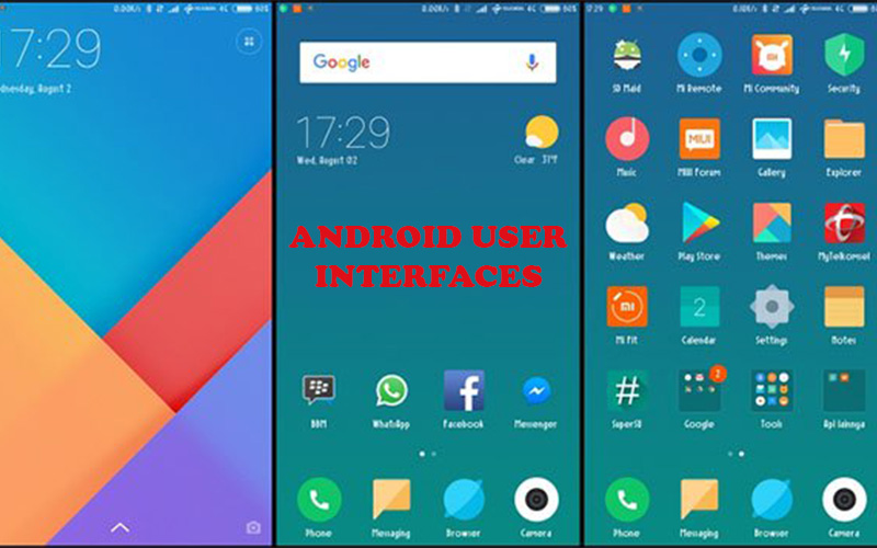 Android user interfaces
