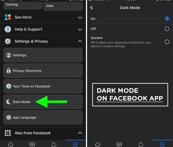Facebook Finally Rollout Dark Mode Feature On IOS